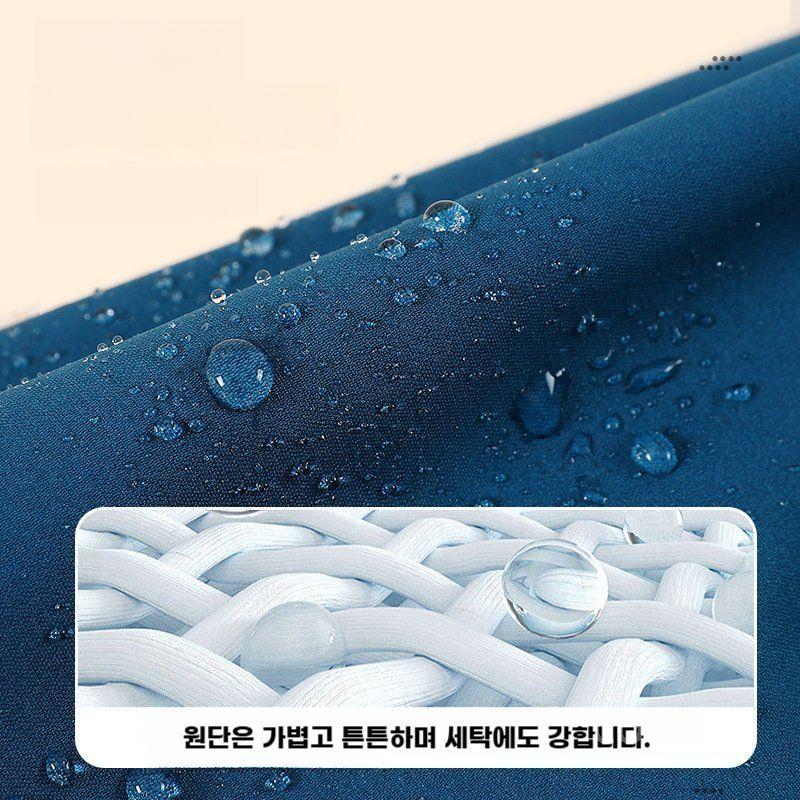 강아지 우비 레인코트 올인원비옷 일체형 바람막이 방수 딥블루 S - 상세 이미지 2