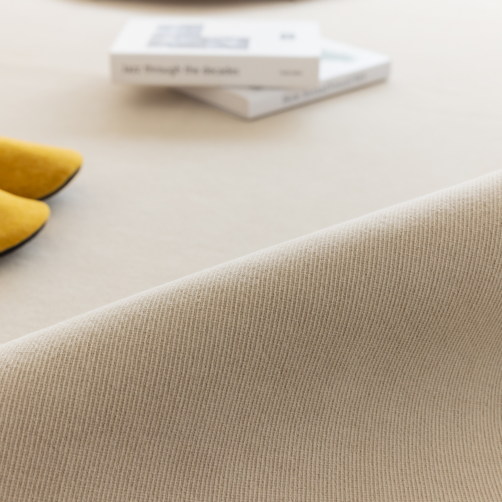 순면 스트라이프 방수 러그 먼지없는 사계절 아이방 거실카페트 베이지, 265x200cm