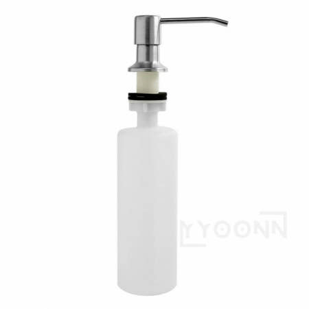YYOONN 유니상점 싱크대 실버세제디스펜서500ml 주방디스펜서
