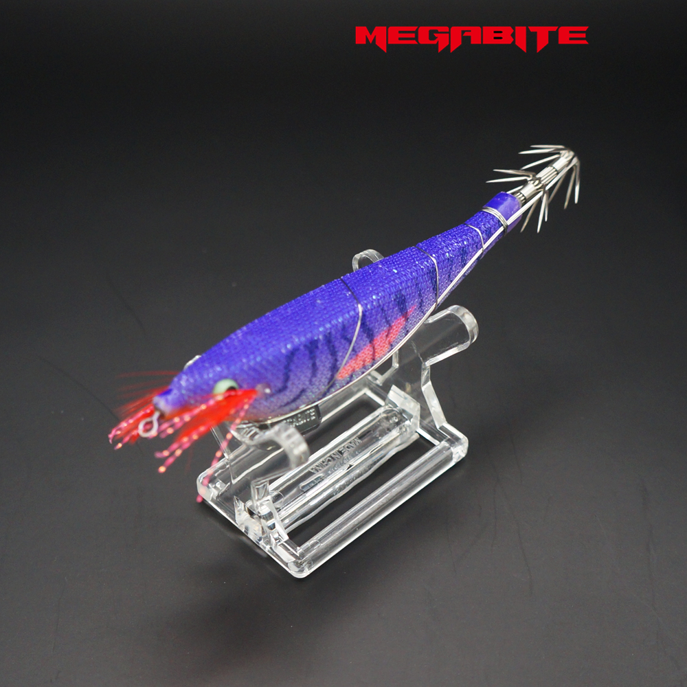 메가바이트 메가탄 삼봉 에기 심해 갑오징어 한치 야광 케이무라 퍼플, 8.3cm - 메인 이미지