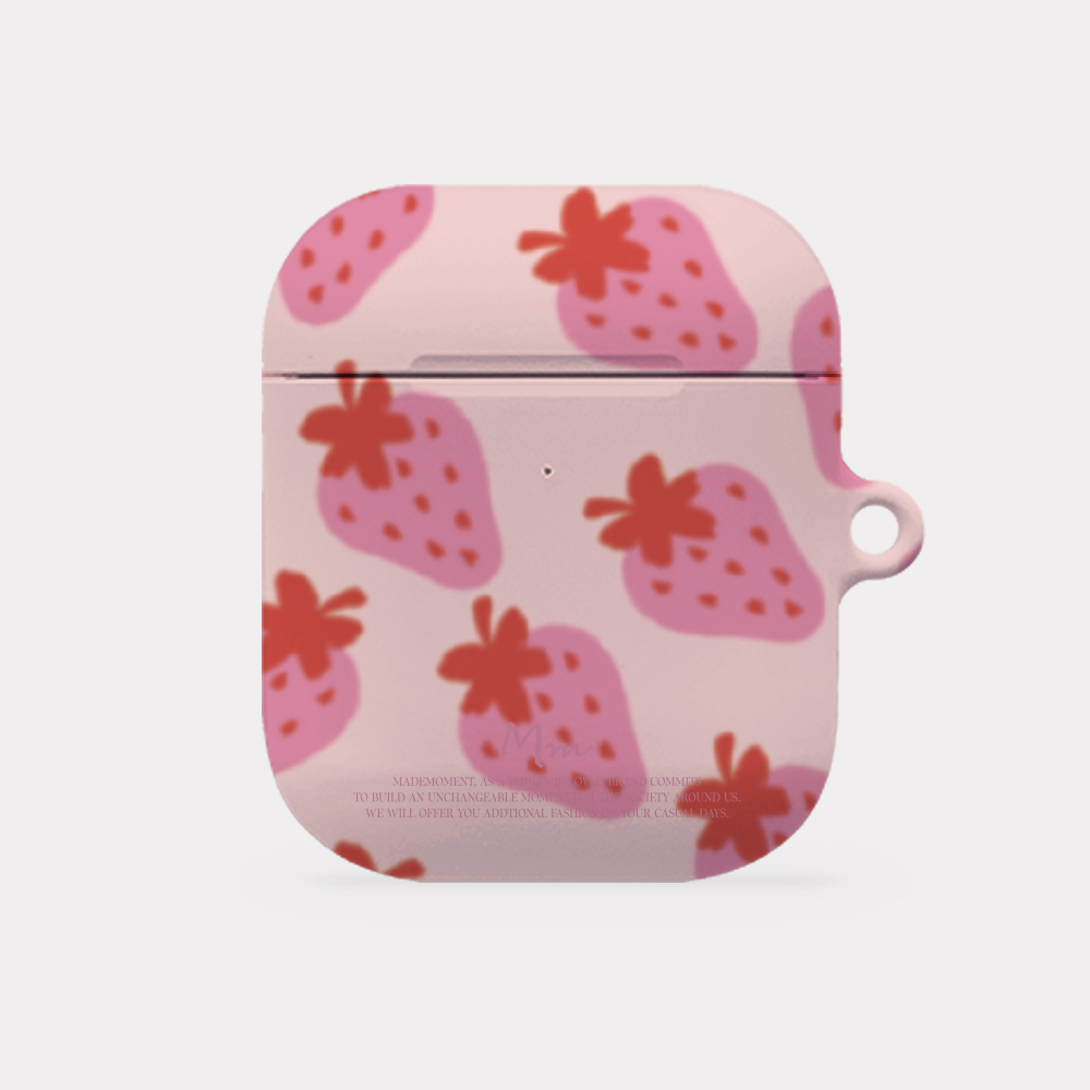 strawberry delight pattern 디자인 [hard 에어팟케이스 시리즈]