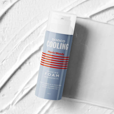 도루코 페이스 쿨링 멘즈우디 쉐이빙 폼 210ml