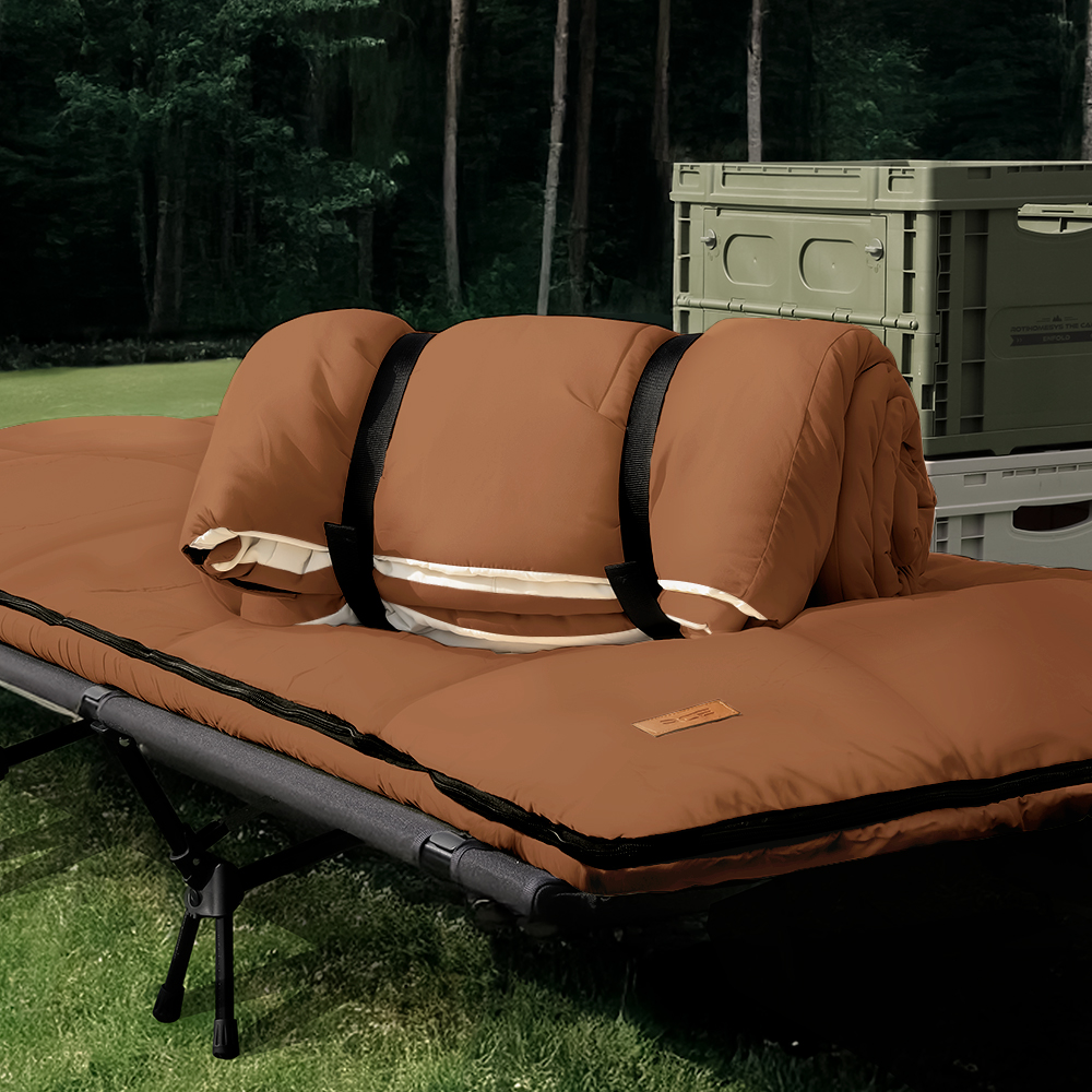 로티캠프 침낭 동계 이불 캠핑 겨울 사계절 CSB1-2.7kg 브라운