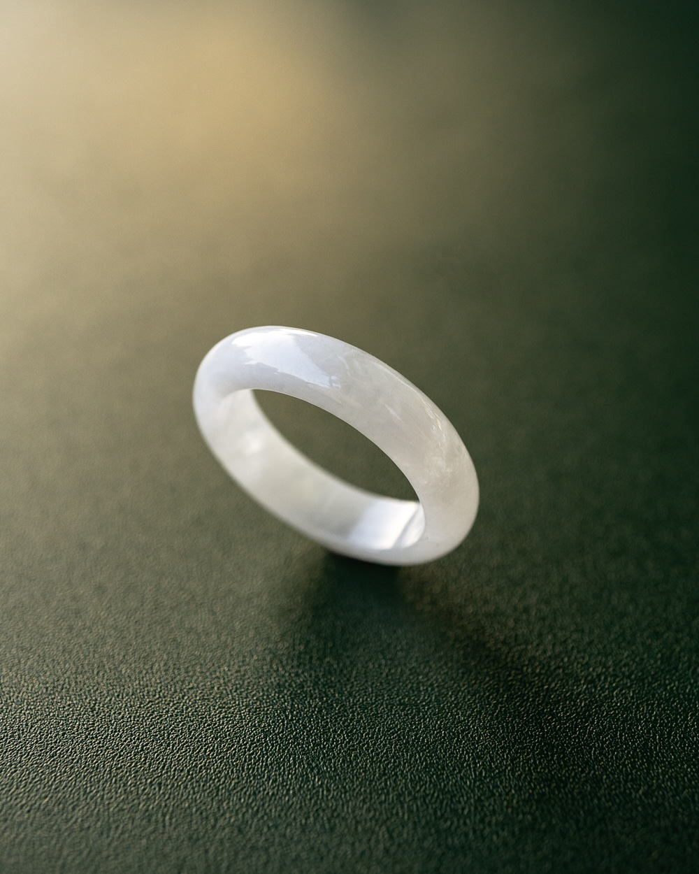 A 제이드 옥반지 Snow White Jade Ring - 상세 이미지 3
