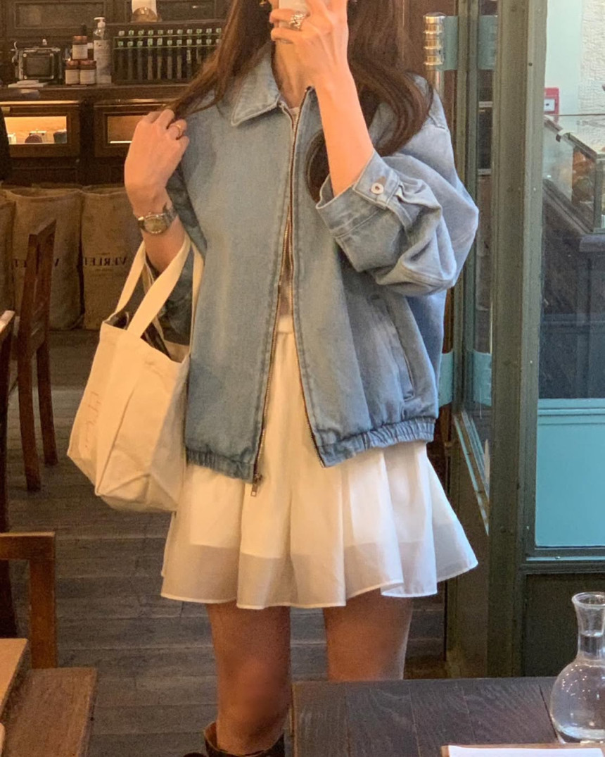 [아이당일] 오브제 샬럿 레이어드 스커트 밴딩 A라인 러블리 미니치마 데이트룩 상세 이미지 15