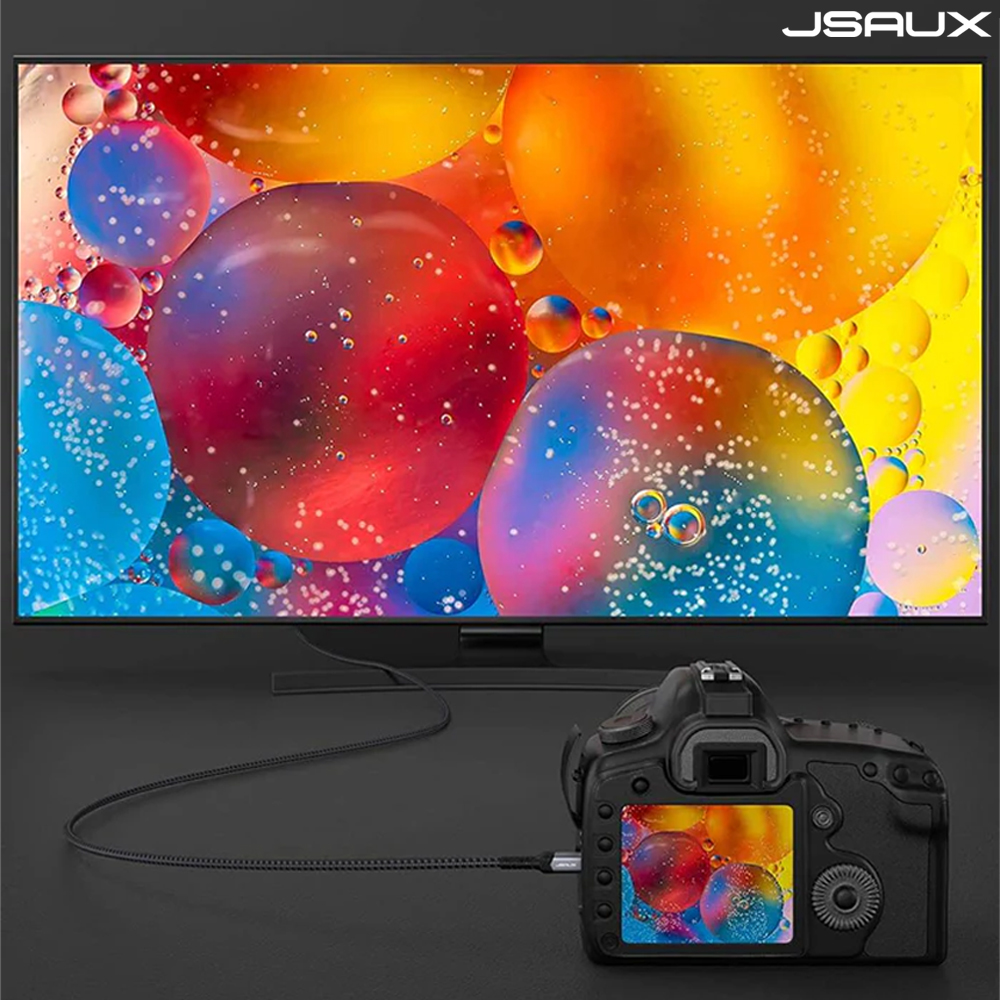 HDMI to Mini HDMI 케이블 V2.0 4K 60hz 3m JSAUX 이미지 7