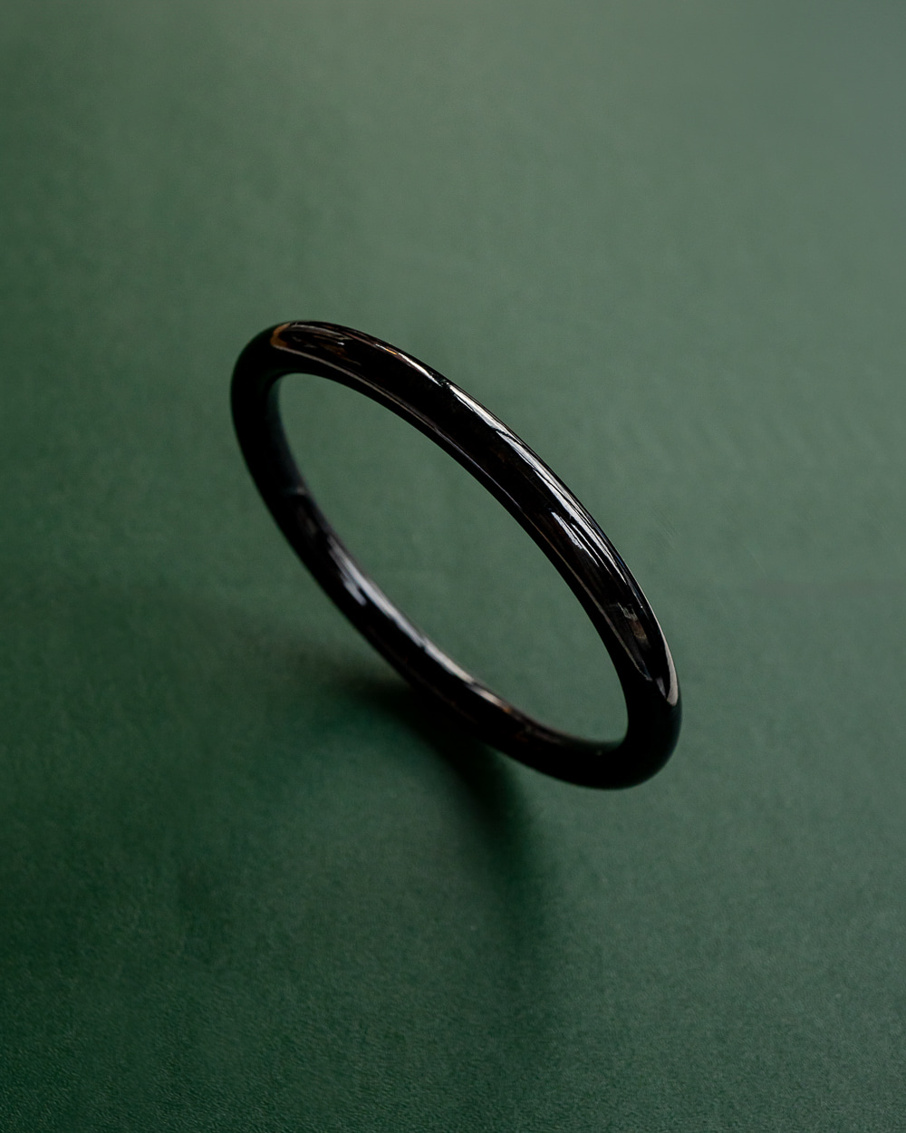 A 제이드 흑옥 옥팔찌 뱅글 Deep Black Jade Bangle - 상세 이미지 3