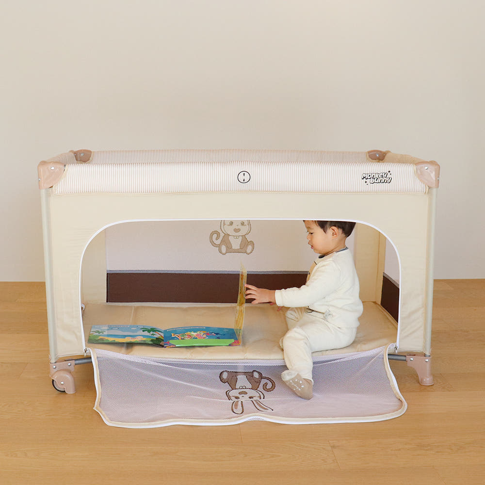 몽키버니 스윗 드림 휴대용 아기 침대