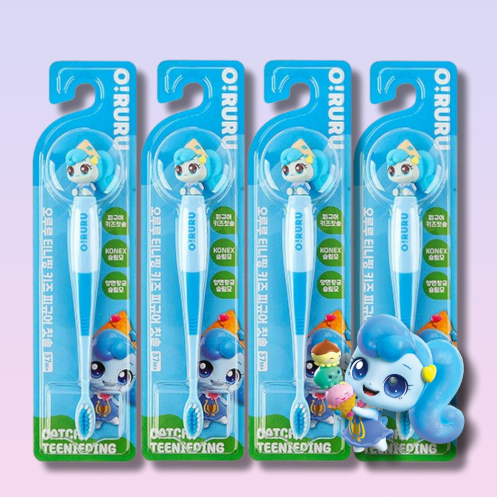 [무배]캐치티니핑 칫솔 샤샤핑 4개 피규어 칫솔 어린이집 유아
