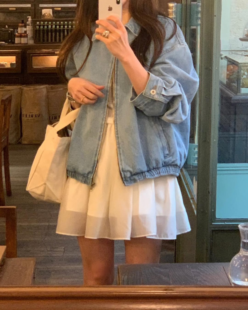 [아이당일] 오브제 샬럿 레이어드 스커트 밴딩 A라인 러블리 미니치마 데이트룩 상세 이미지 14
