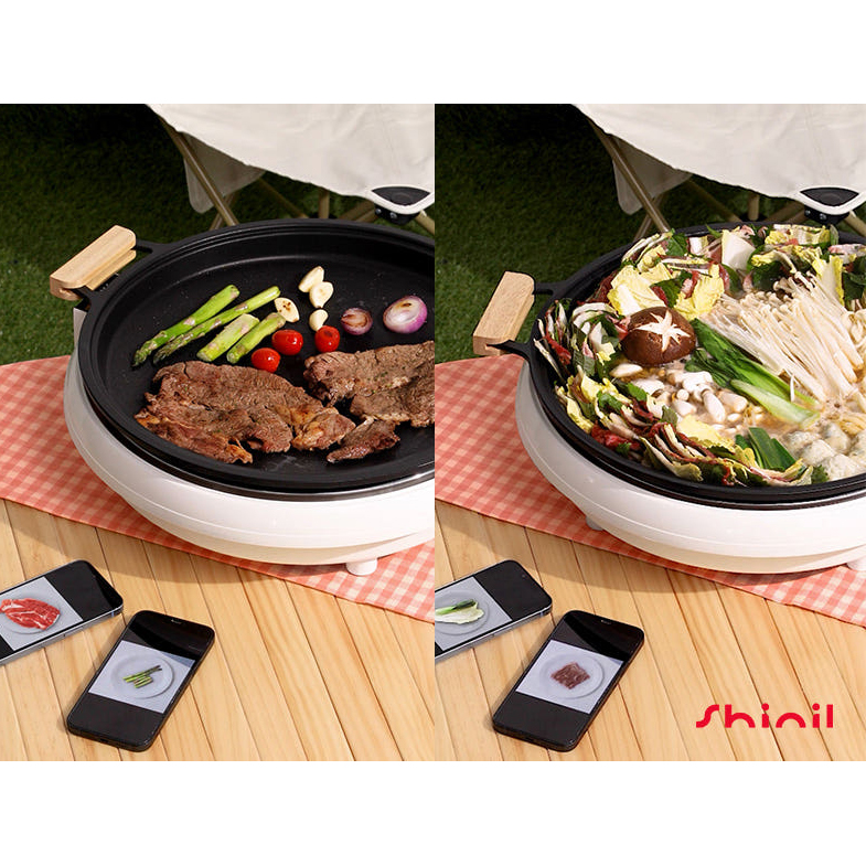 신일 국산 전기그릴 대형 잔치팬 고기불판 명절 캠핑 멀티그릴 그리들팬 뚜껑포함