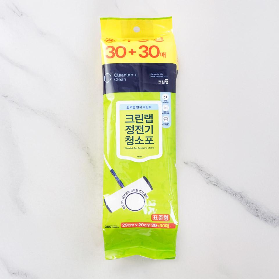 메가마트 크린랩 정전기 청소포 표준형(30매+30매) - 메인 이미지