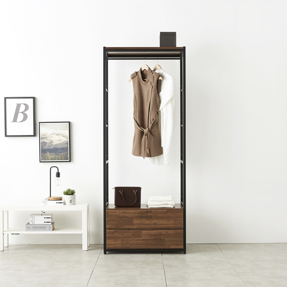 시스템행거 모듈 서랍형 드레스룸 매장용 철제 옷방 행거 804