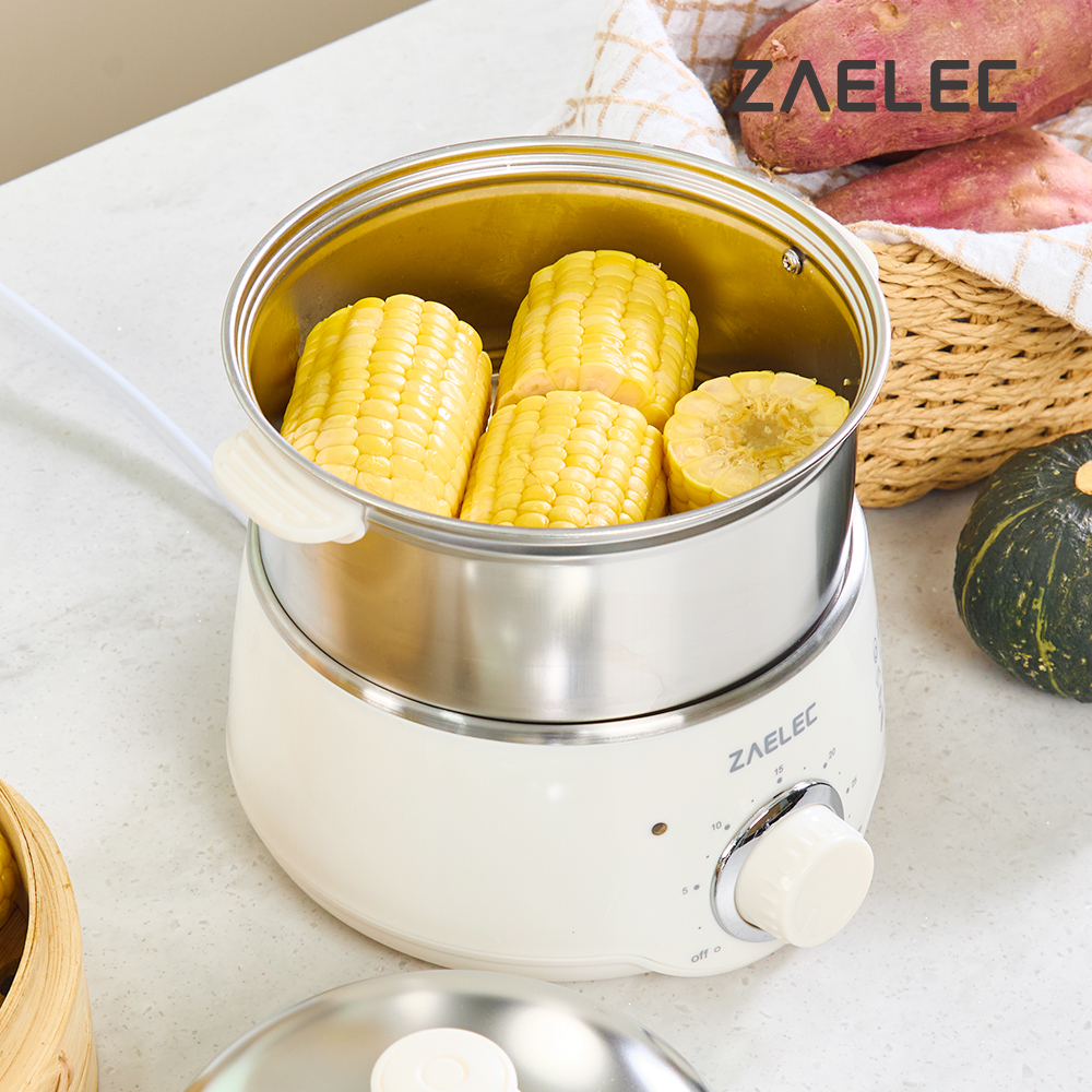 자일렉 올스텐 계란찜기 고구마 만두 호빵 찜기 계란삶는기계 2단