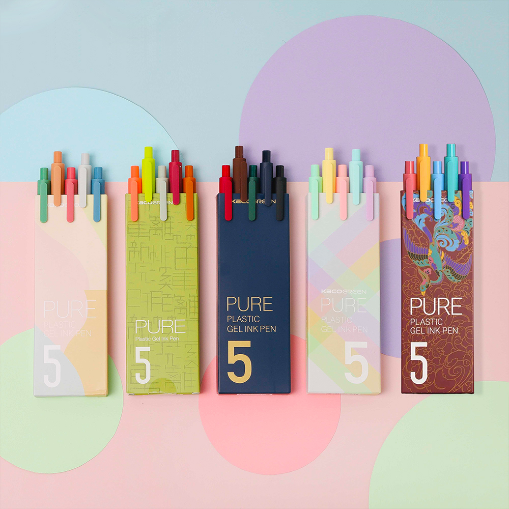 카코 퓨어 에디션 젤펜 볼펜 중성펜 5종 세트 이미지 3