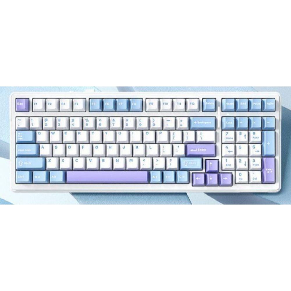 독거미 F99Pro 기계식 키보드 맞춤형 무선 3 모드 별은 구름이 나오는 축