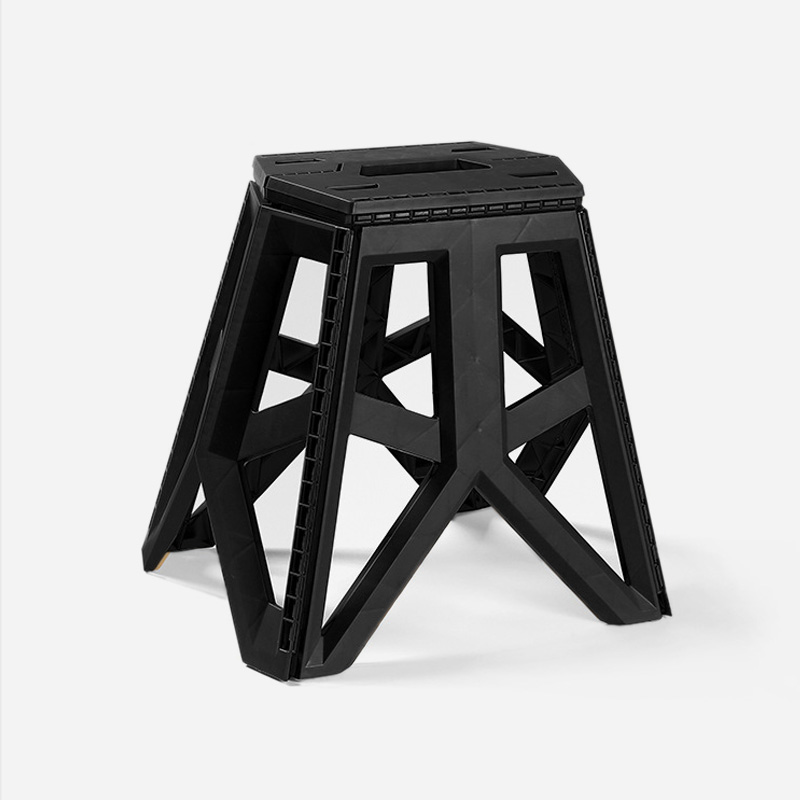 KOOLMAN(쿨맨) 원터치 접이식 캠핑 스툴 A형 대, 블랙, 1개