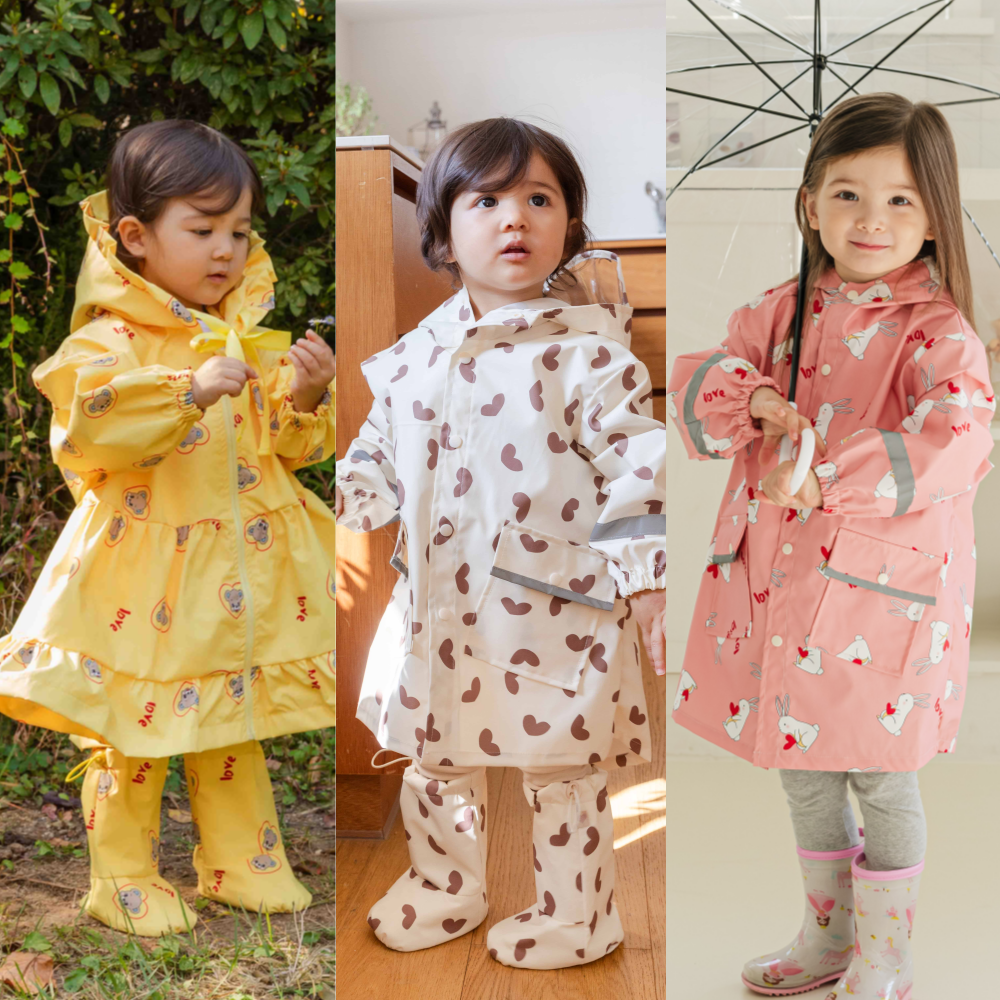 아기우비 유아 비옷 레인코트 아동 어린이