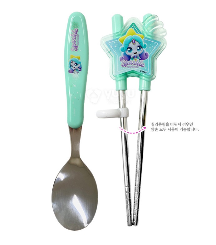 슈팅스타 티니핑 수저세트 초롱핑 젓가락 수저 어린이집 유치원 - 상세 이미지 3