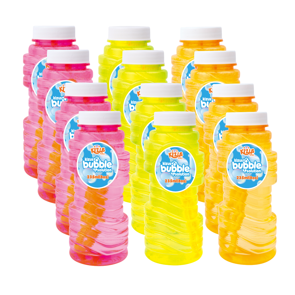 키저스 버블건 비눗방울 리필액 235ml 혼합색상 12개 - 메인 이미지