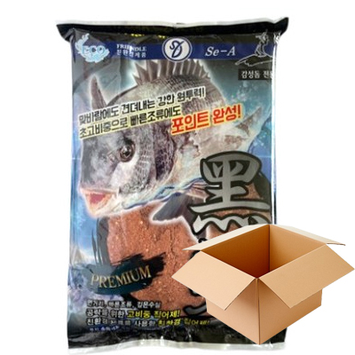 세아 초원투 초고비중 흑조2 습식 감성돔 파우더 1박스 10개입 집어제 떡밥