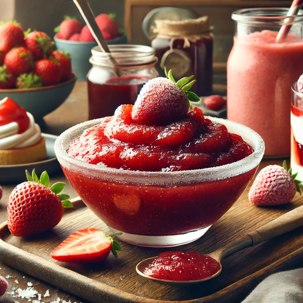 포유 냉동 딸기청 1kg 국산딸기 73%