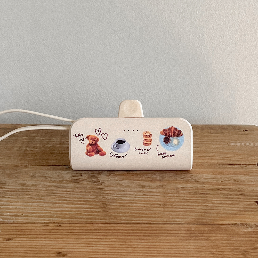 flower garden picnic 디자인 [도킹형 보조배터리]