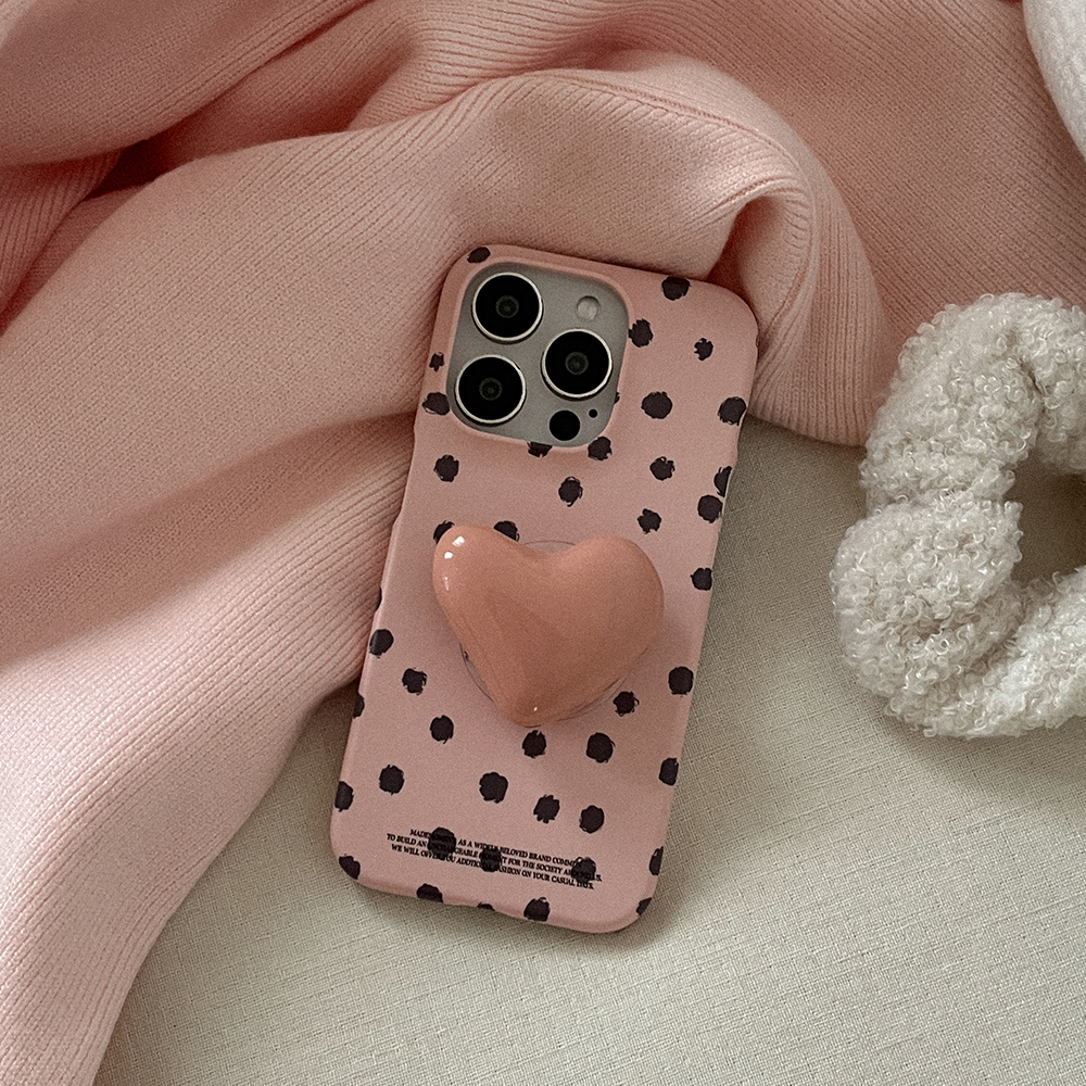 polka dot pattern 아이폰 16pro 케이스 하드 - 상세 이미지 4