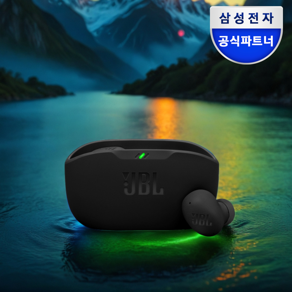 삼성전자 JBL WAVE BUDS2 노이즈캔슬링 블루투스 무선 이어폰 블랙
