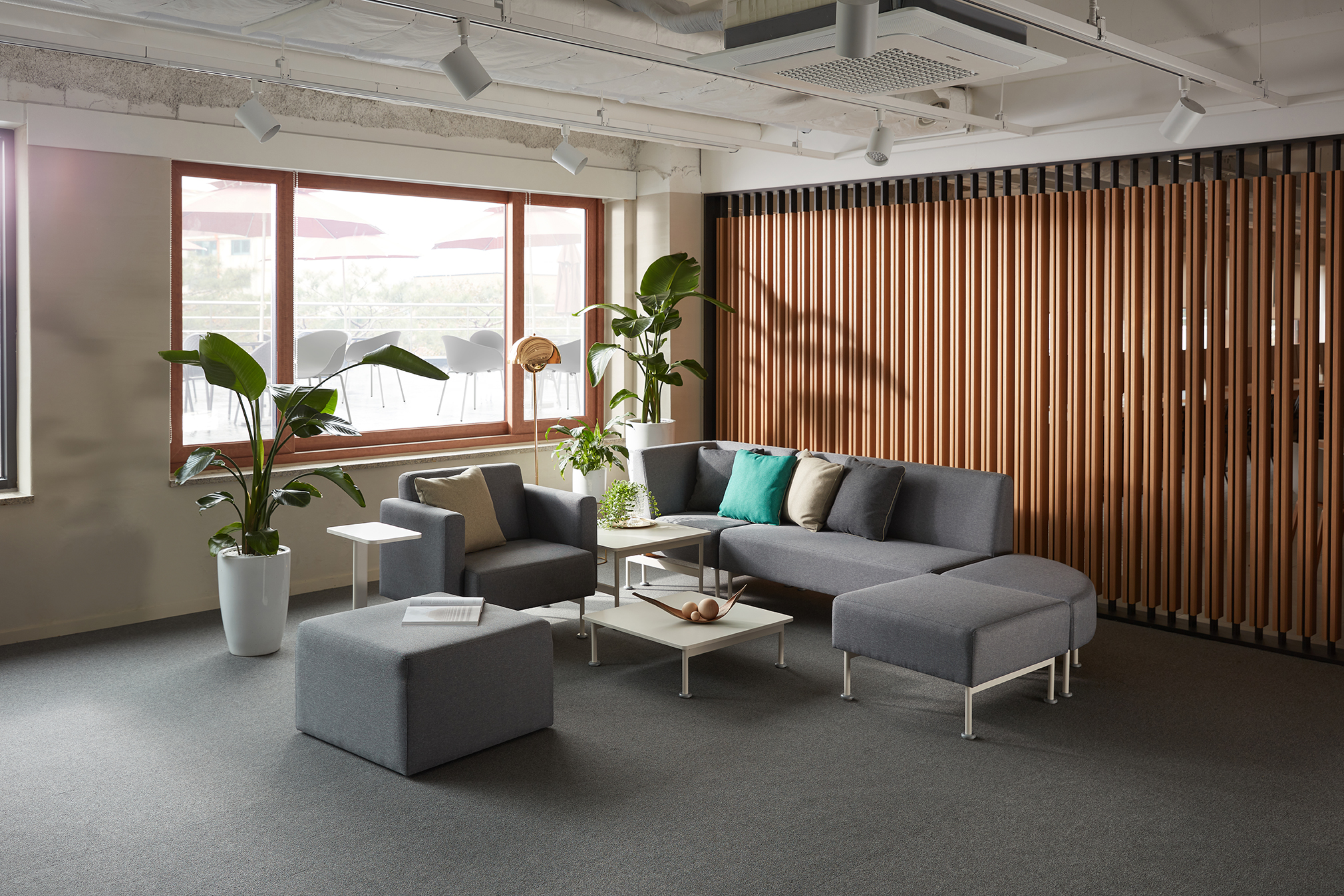 파트라 그리드 650 코너형 패브릭 모듈 소파