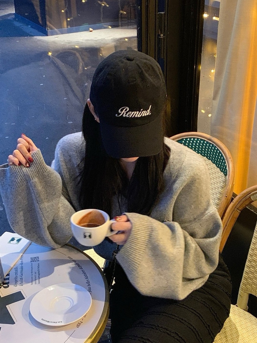 마인드 자수 레터링 볼캡 모자 3color 상세 이미지 3
