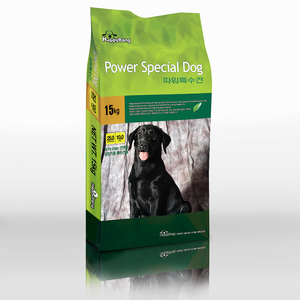 해피랑 파워 특수견 15kg 강아지 진돗개 대형견 대용량 사료 먹이 개밥 진도 제품 이미지