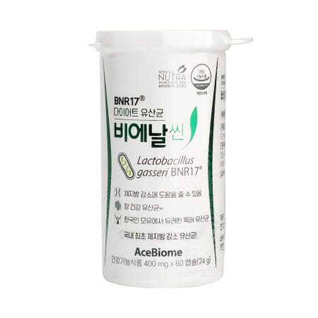 BNR17 비에날씬 다이어트 유산균 400mg x 60캡슐 (1개월분)