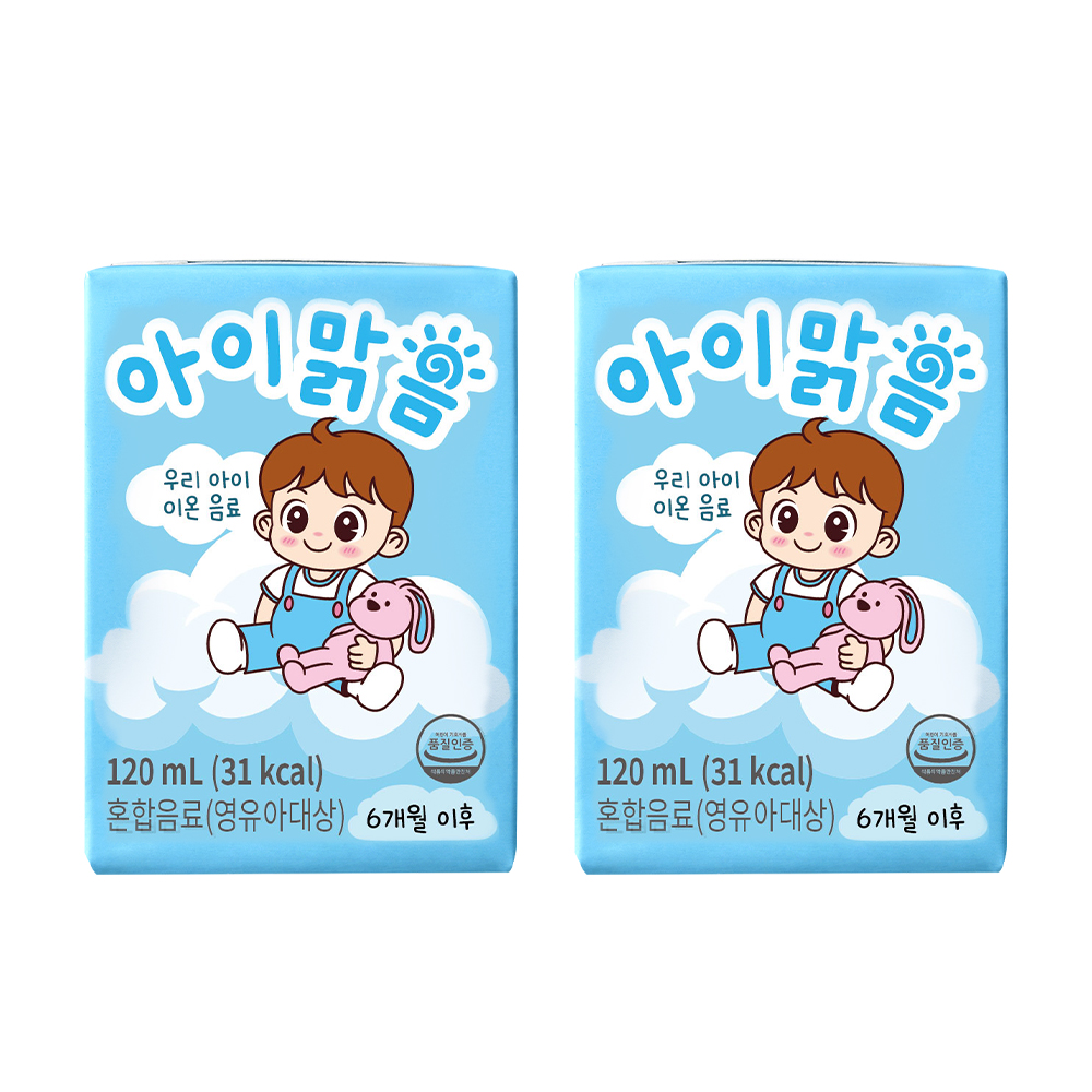 네이버 아이맑음 아기이온음료 120ml, 24개