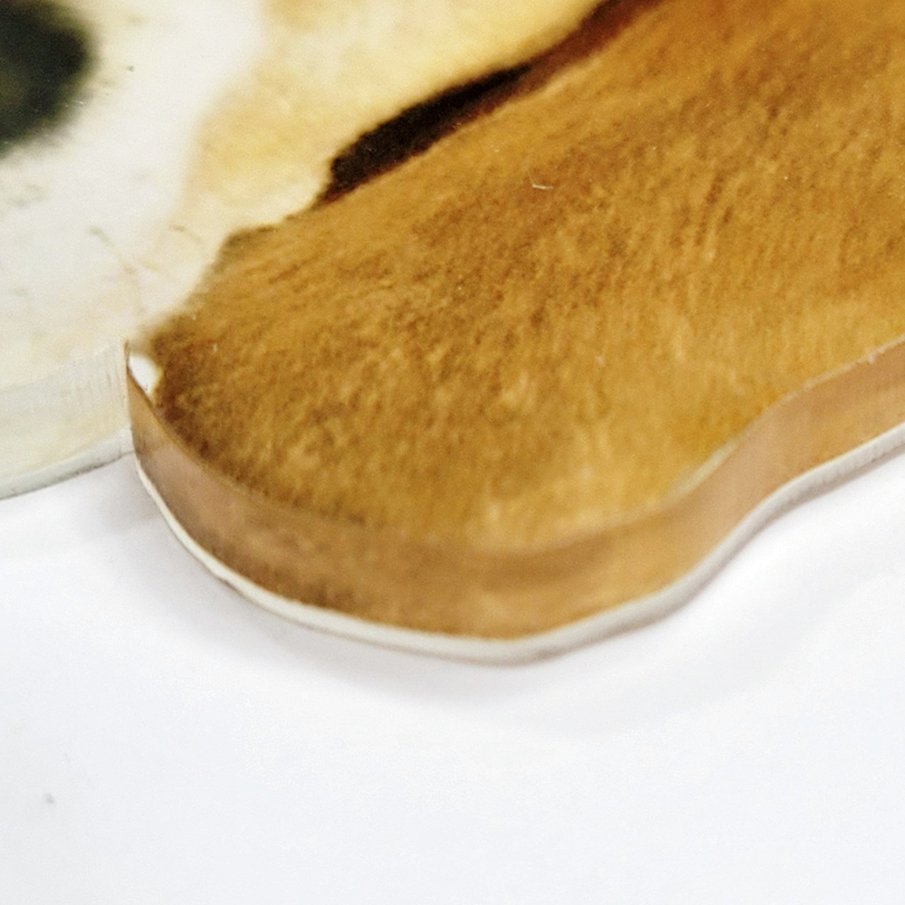 아크릴 키링 포토 커플 강아지 고양이 아기 얼굴 반려동물 키링 주문제작