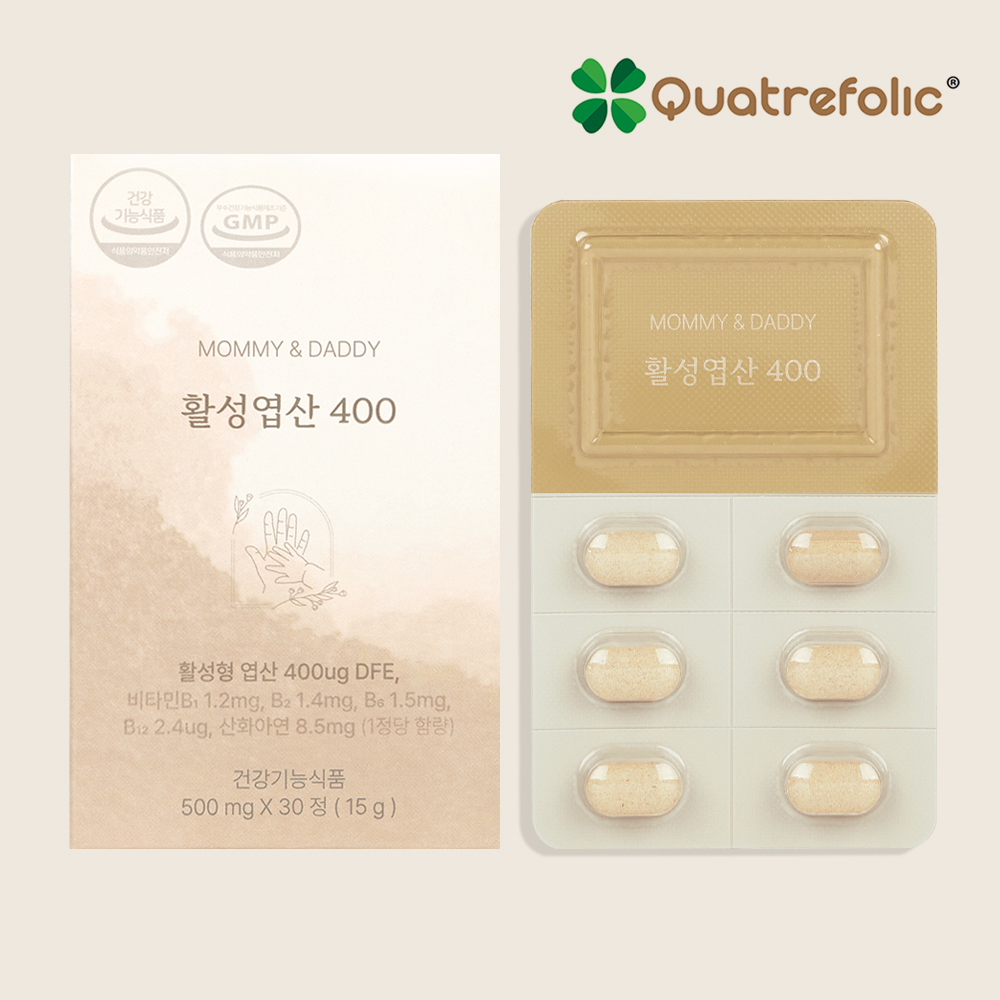 활성엽산 임신준비 임산부 엽산 400 30정, 1개