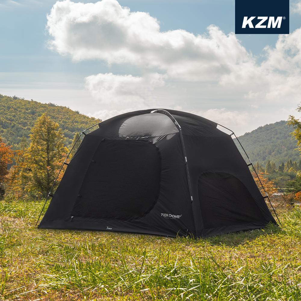 티어 돔 텐트 4인용 리빙쉘 캠핑 이너 그늘막 텐트 설치간편
