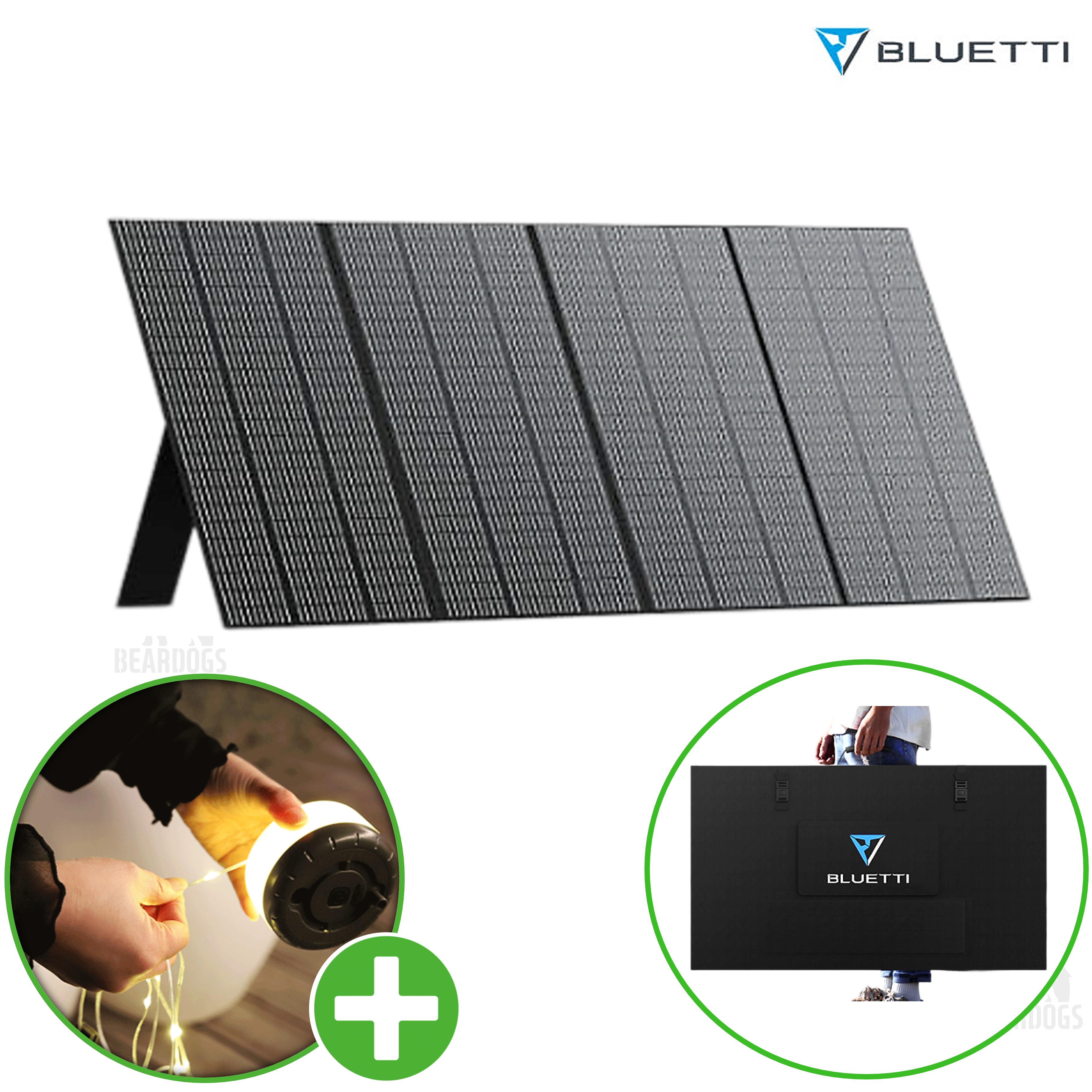 블루에티 태양광 패널 solar panel BLUETTI 휴대용 PV350 350W - 메인 이미지