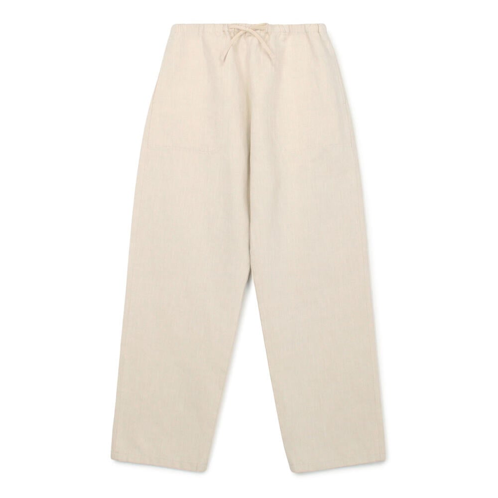 단톤 바지 COTTON LINEN TWILL EASY DNB251M201-0005 남녀공용 팬츠 - 상세 이미지 2
