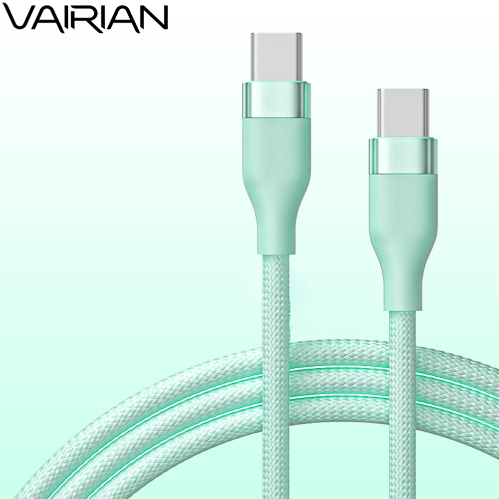 1+1 핸드폰 초고속 충전선 케이블 C C타입 100W PD QC지원 1M 라벤더 바이리안 - 상세 이미지 5