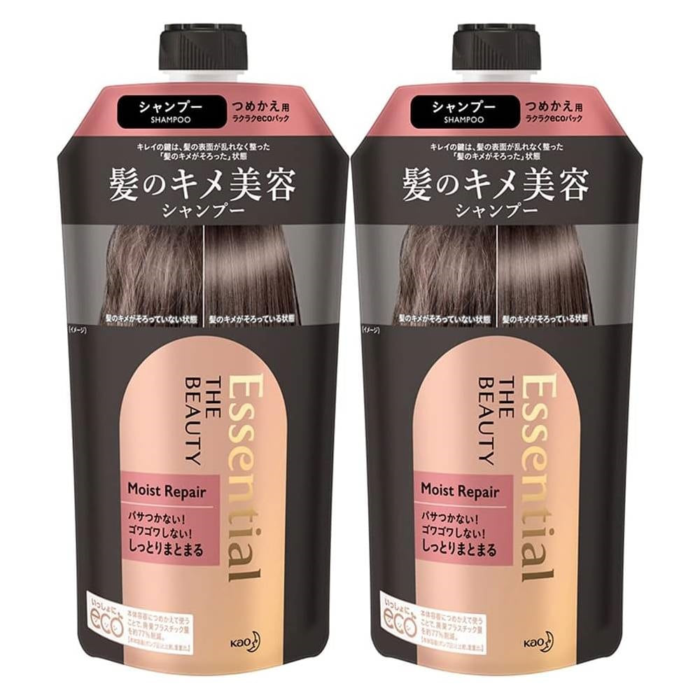 카오 에센셜 더 뷰티 샴푸 리필 340ml x2 손상 케어 : 지오네 마켓