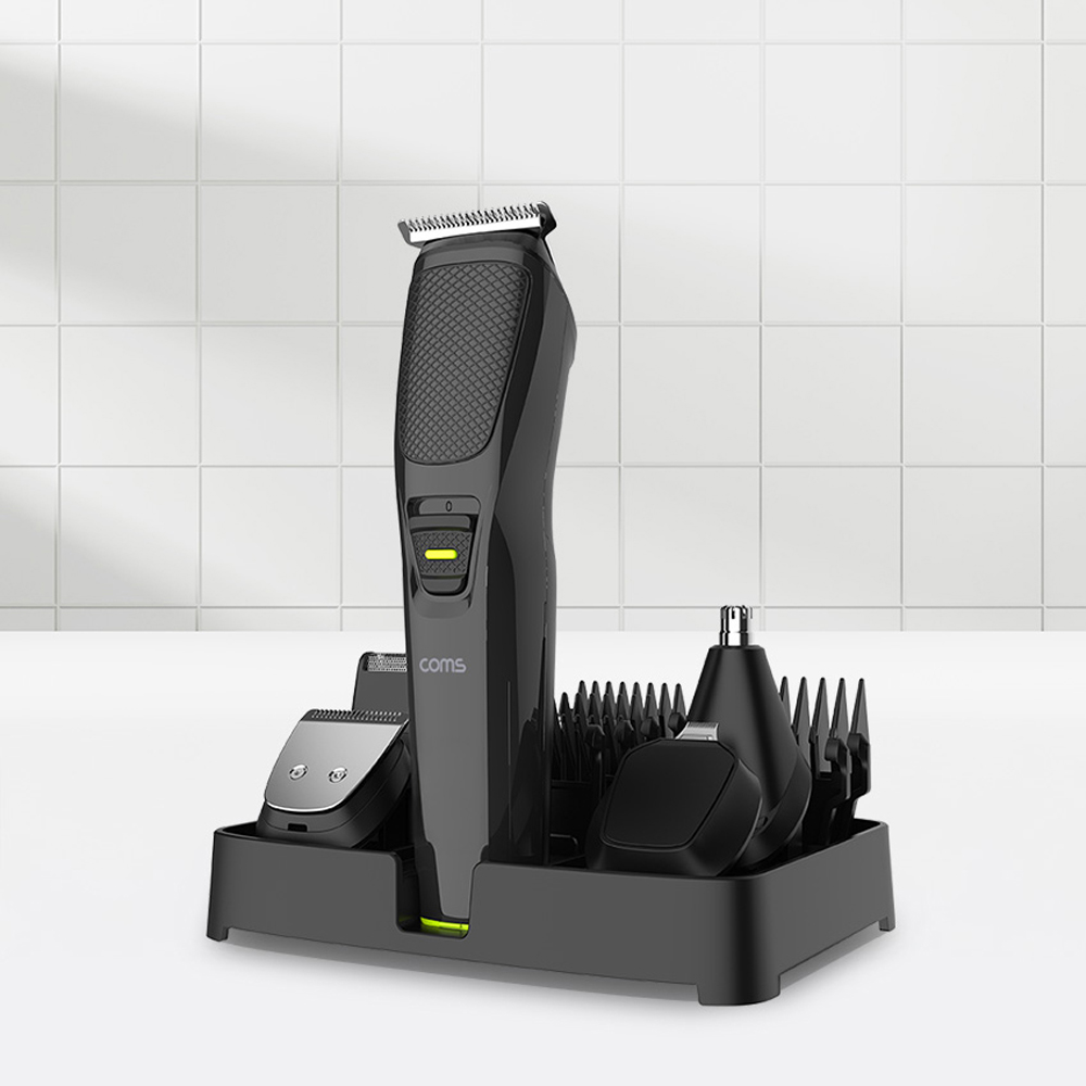 COMS 남자 셀프 바리깡세트 가정용 헤어클리퍼 이발기계 QI086 개봉기 | 실사용 후기 - 대표 이미지