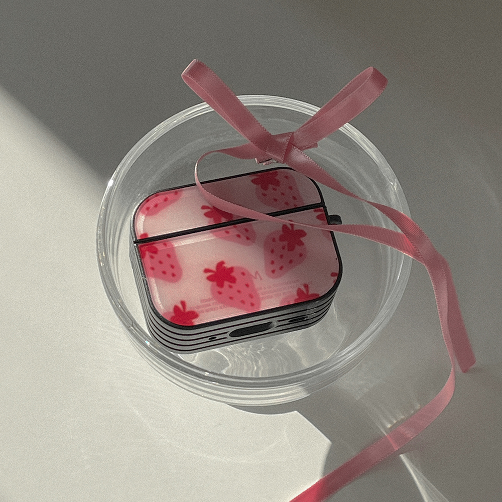 strawberry delight pattern 디자인 [bumper 에어팟케이스 시리즈]