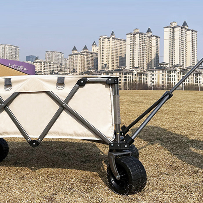 개과천선 카와일 반려동물 유모차 강아지 고양이 개모차 대형견 웨건 베이지