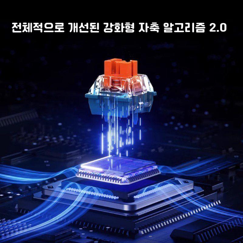 마이콩 ACE 60 68 자기 샤프트 기계식 키보드 프로 게임 전자 스포츠 ACE60 둔한 블루 아이스 - 상세 이미지 2