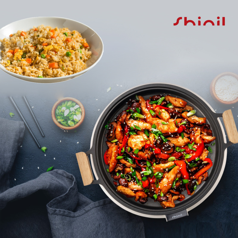 신일 국산 전기그릴 대형 잔치팬 고기불판 명절 캠핑 멀티그릴 그리들팬 뚜껑포함