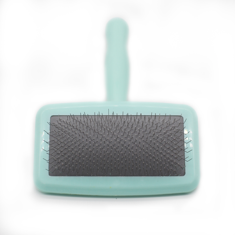 실버라인펫 블랙라벨 소프트 슬리커 피부 저자극 강아지 고양이 브러쉬 빗