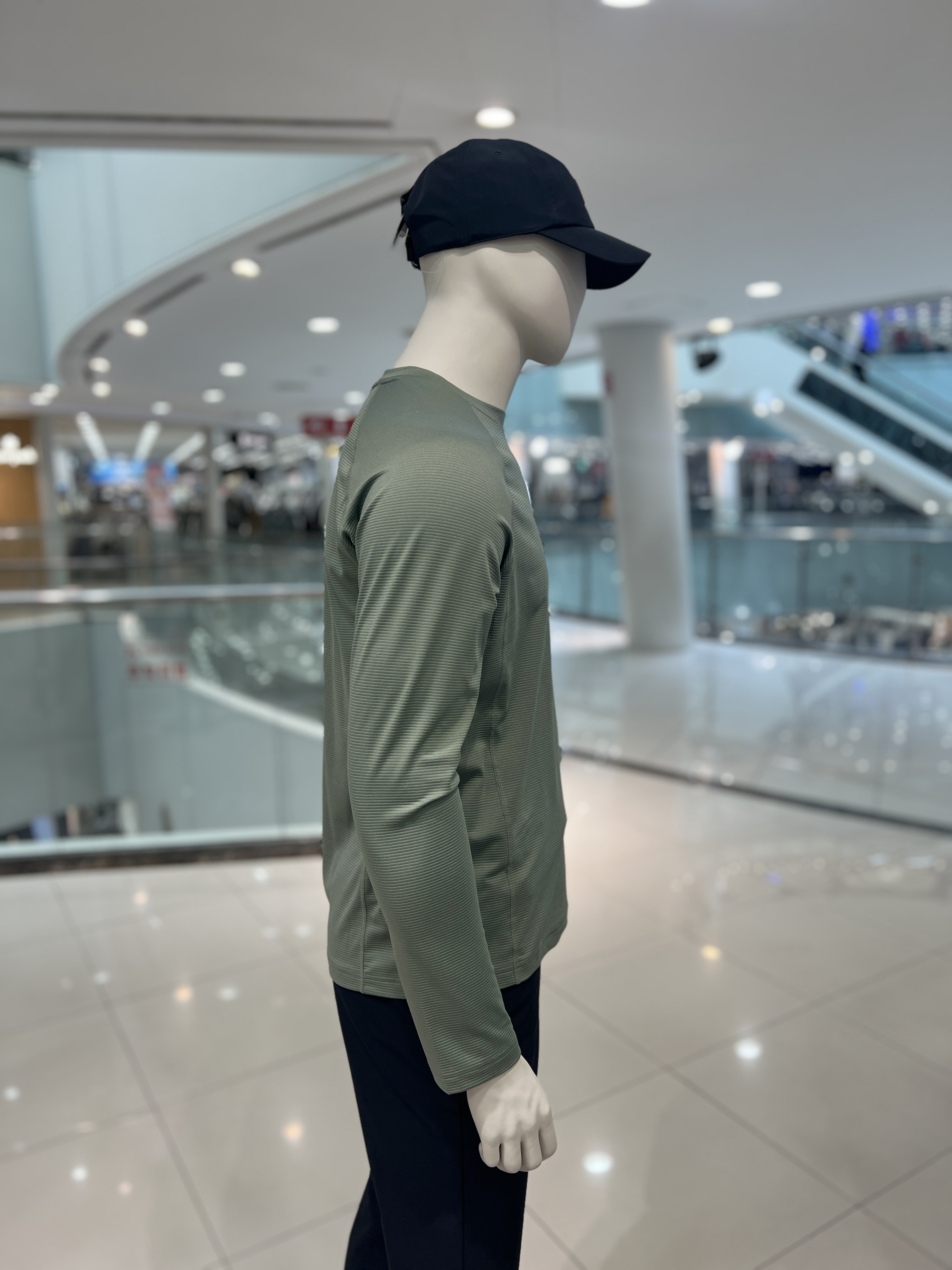 아이더 남자 긴팔 아웃도어 봄 가을 기능성 라운드 티셔츠 이미지 6
