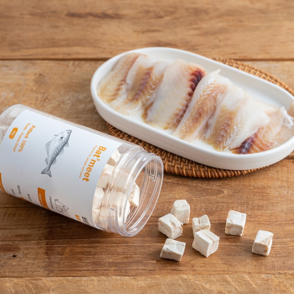 바트밋 강아지 황태 치킨 트릿 애견 동결건조 간식 북어, 85g, 2개 - 상세 이미지 5