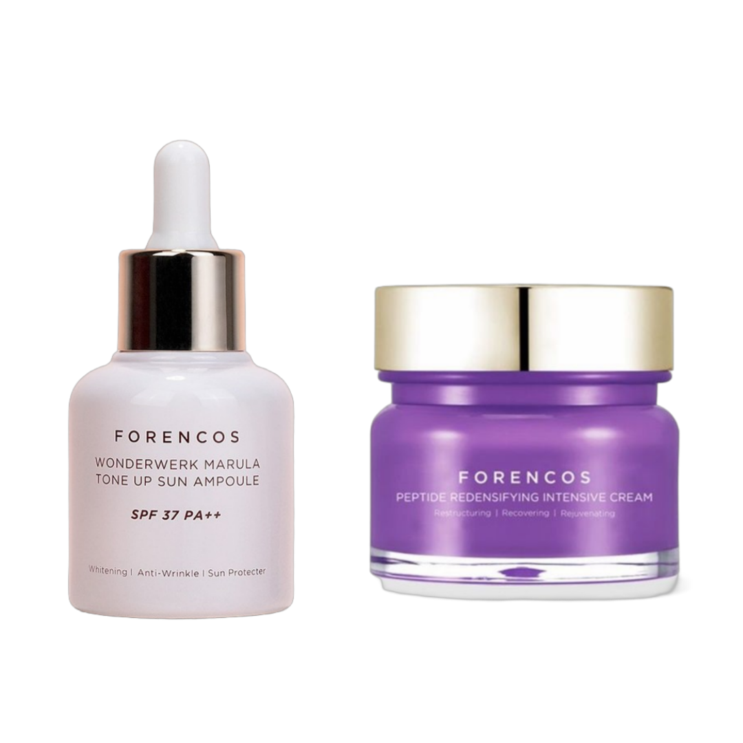 FORENCOS 포렌코즈 펩타이드 리덴시파잉 인텐시브크림 50g+마룰라 톤업선앰플 30ml - 메인 이미지
